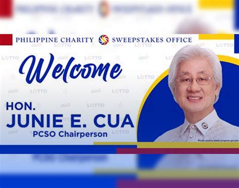 pcso ceo|PCSO welcomes Hon. Junie E. Cua as newly appointed chairperson.